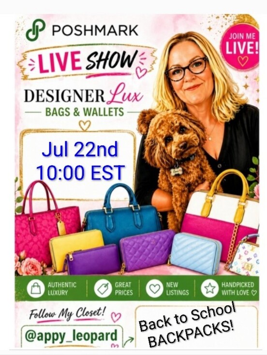 Handbags - Jane's Live Show Flyer